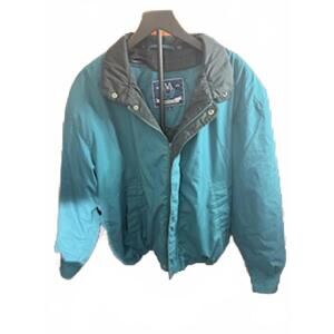 Vintage 90's Members Only Classic Blue Bomber 2 piece zipper Jacket - Size Large